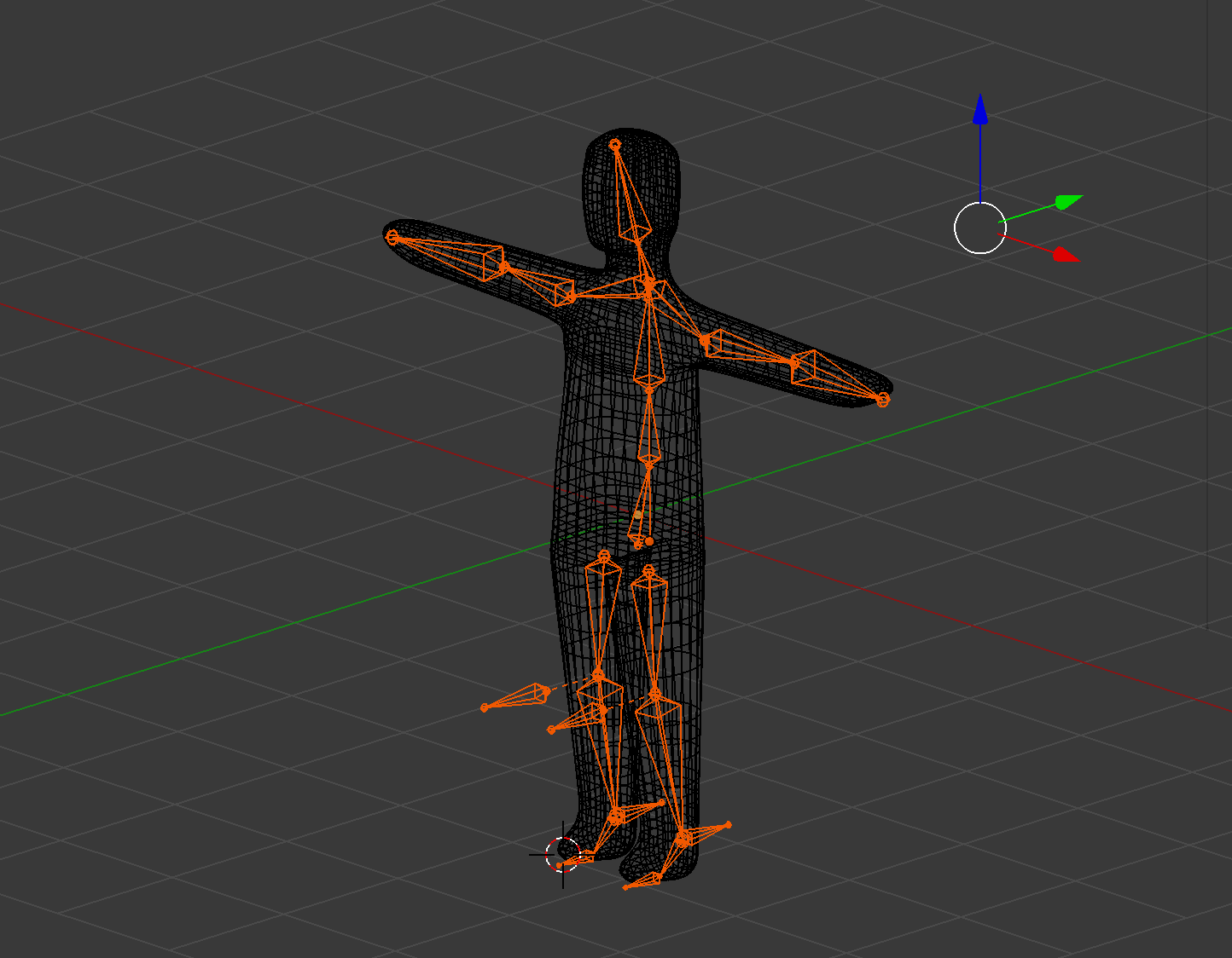 Automatically Fourth slap Character Rigging in Blender